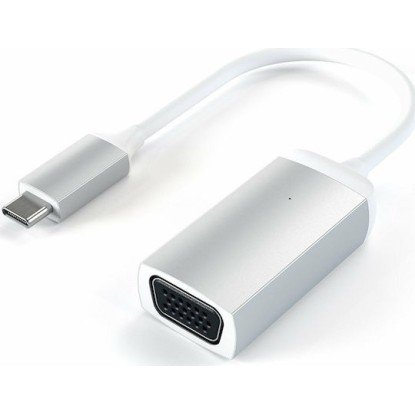 Satechi Μετατροπέας USB-C male σε VGA female Ασημί 1τμχ ST-TCVGAS