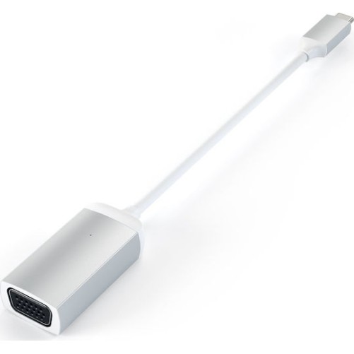 Satechi Μετατροπέας USB-C male σε VGA female Ασημί 1τμχ ST-TCVGAS