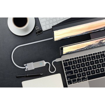 Satechi Μετατροπέας USB-C male σε VGA female Ασημί 1τμχ ST-TCVGAS