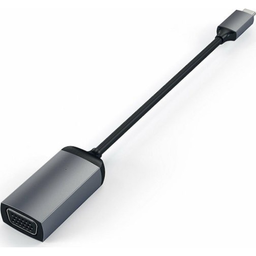 Satechi Μετατροπέας USB-C male σε VGA female Γκρι 1τμχ ST-TCVGA