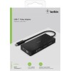Belkin Μετατροπέας USB-C male σε DVI-I / DisplayPort / HDMI / VGA female 1τμχ AVC003btBK