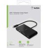 Belkin USB-C Docking Station με HDMI 4K PD Ethernet Μαύρο (AVC004BTBK)