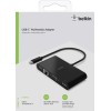 Belkin USB-C Docking Station με HDMI 4K Ethernet Μαύρο (AVC005BTBK)
