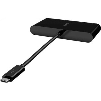 Belkin USB-C Docking Station με HDMI 4K Ethernet Μαύρο (AVC005BTBK)