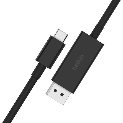 Belkin USB 2.0 Cable USB-C male - DisplayPort Μαύρο 1.4m AVC014BT2MBK