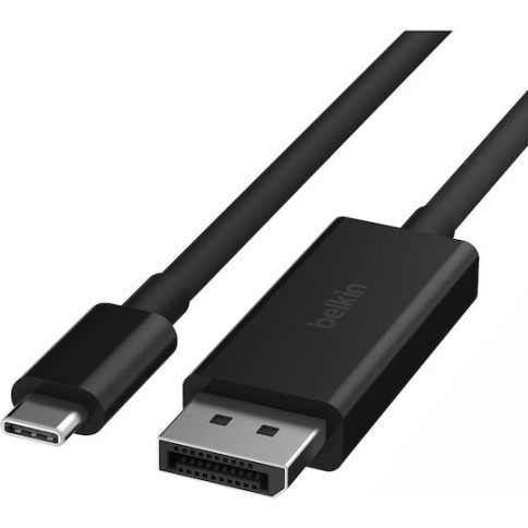 Belkin USB 2.0 Cable USB-C male - DisplayPort Μαύρο 1.4m AVC014BT2MBK