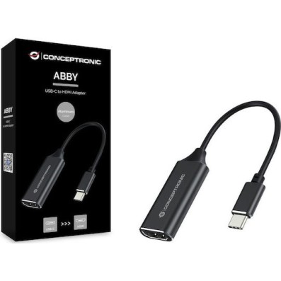 Conceptronic Μετατροπέας USB-C male σε HDMI female 1τμχ ABBY03B
