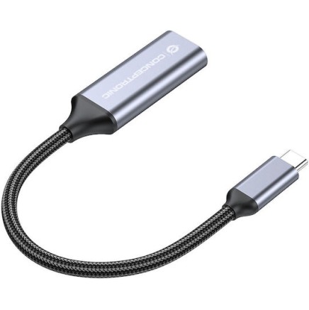 Conceptronic Μετατροπέας USB-C male σε HDMI female Γκρι 1τμχ ABBY09G