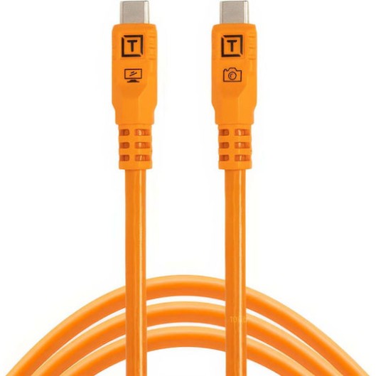 Tether Tools Tetherpro USB 2.0 Cable USB-C male - USB-C Πορτοκαλί 1.8m CUC06G2-ORG