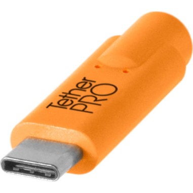 Tether Tools TetherPro USB 2.0 Cable USB-C male - mini USB-B Πορτοκαλί 4.60m CUC2415-ORG