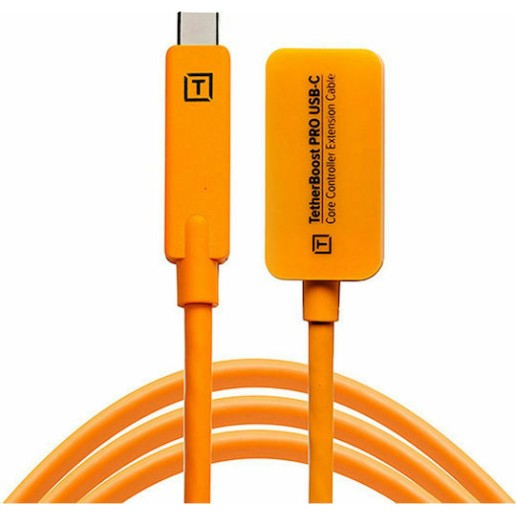 Tether Tools Tetherboost Pro USB 3.1 Cable USB-C male - USB-C female Πορτοκαλί 4.6m TET-TBPRO3-ORG