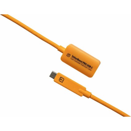 Tether Tools Tetherboost Pro USB 3.1 Cable USB-C male - USB-C female Πορτοκαλί 4.6m TET-TBPRO3-ORG
