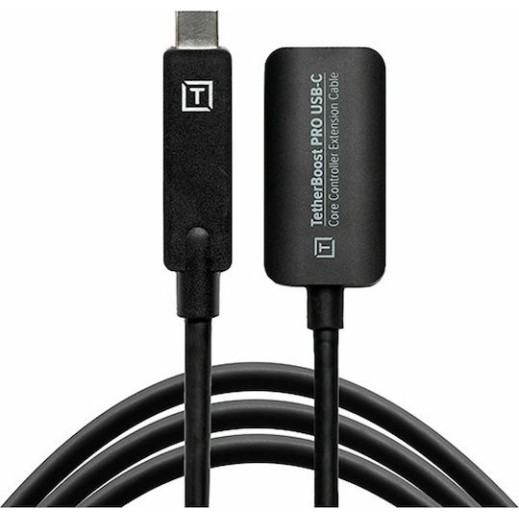 Tether Tools Tetherboost Pro USB 3.1 Cable USB-C male - USB-B female Μαύρο 4.6m TET-TBPRO3-BLK