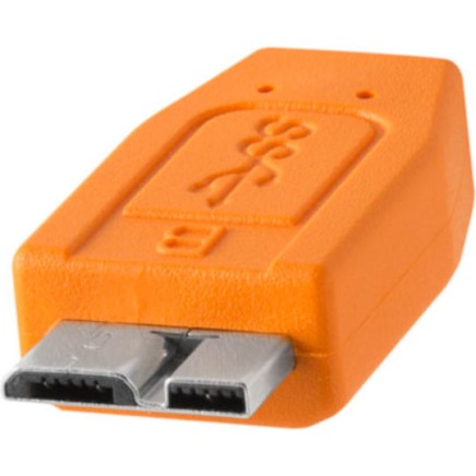 Tether Tools USB 2.0 Cable USB-C male - micro USB-A Πορτοκαλί 9.4m CUC31B-ORG