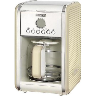 Ariete Προγραμματιζόμενη Καφετιέρα Φίλτρου 960W Beige