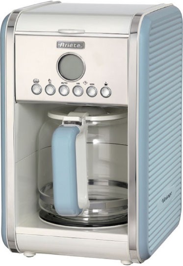 Ariete Προγραμματιζόμενη Καφετιέρα Φίλτρου 960W Light Blue