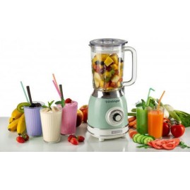 Ariete Μπλέντερ για Smoothies με Γυάλινη Κανάτα 1.5lt 1000W Πράσινο 00C058304AR0
