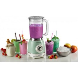Ariete Μπλέντερ για Smoothies με Γυάλινη Κανάτα 1.5lt 1000W Πράσινο 00C058304AR0