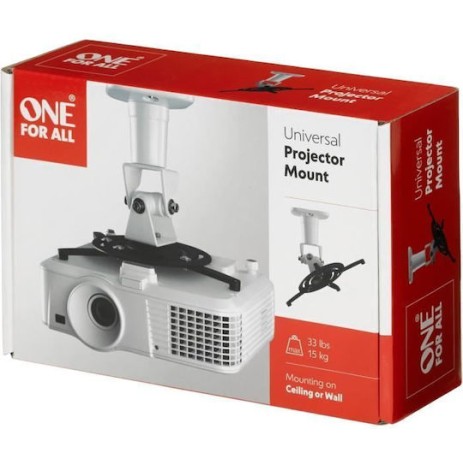 One For All Βάση Projector Οροφής WM 5320 Λευκή