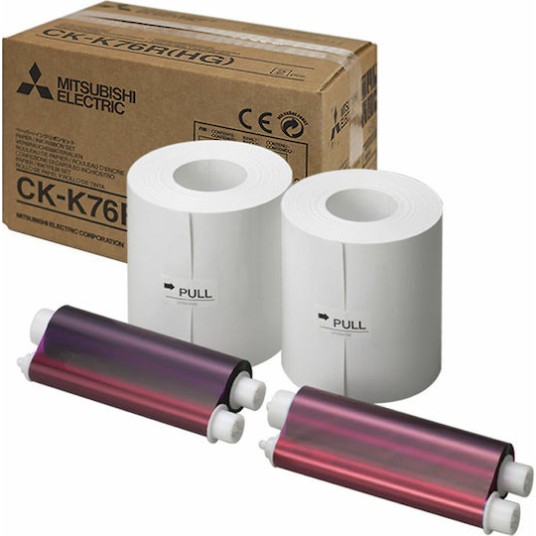 Mitsubishi Electric Γνήσια Μελανοταινία & Χαρτί για CP-K60DW-S 1τμχ (42664)