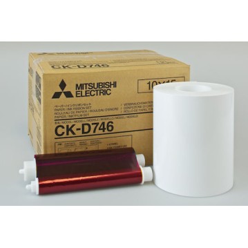 Mitsubishi Electric CK-D746 Γνήσια Μελανοταινία 10x15 cm 2x 400 Prints 2τμχ