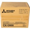 Mitsubishi Electric CK-D868 Γνήσια Μελανοταινία & Χαρτί για CP-D90DW-P/CP-D80DW 2τμχ