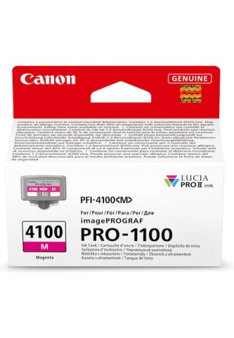 Canon PFI-4100 Γνήσιο Μελάνι Εκτυπωτή InkJet Ματζέντα (6779C001)