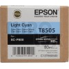 Epson T8505 Γνήσιο Μελάνι Εκτυπωτή InkJet Ανοιχτό Κυανό (C13T850500)