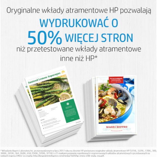 HP 302XL Γνήσιο Μελάνι Εκτυπωτή InkJet Μαύρο (F6U68AE)