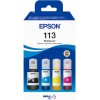 Epson 113 EcoTank 4 Colour Multipack Γνήσιο Πακέτο 4 Μελανιών Εκτυπωτή InkJet Κίτρινο / Κυανό / Ματζέντα / Μαύρο (C13T06B640)