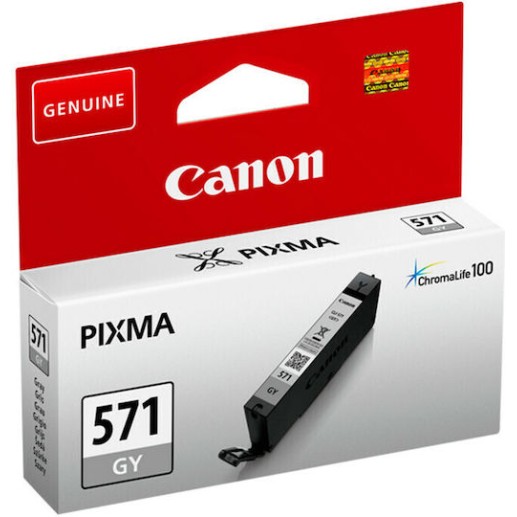Canon CLI-571 Γνήσιο Μελάνι Εκτυπωτή InkJet Γκρι (0389C001)