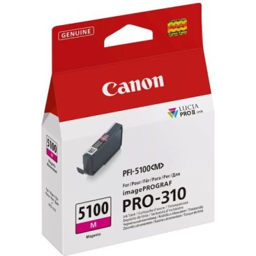 Canon PFI-5100 Γνήσιο Μελάνι Εκτυπωτή InkJet Ματζέντα (6954C001)