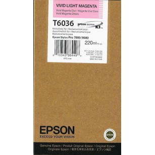 Epson T6036 Γνήσιο Μελάνι Εκτυπωτή InkJet Ανοιχτό Ματζέντα (C13T603600)