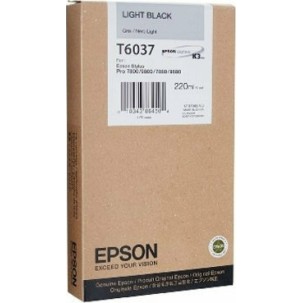 Epson T6037 Γνήσιο Μελάνι Εκτυπωτή InkJet Ανοιχτό Μαύρο (C13T603700)