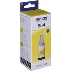 Epson 664 Γνήσιο Μελάνι Εκτυπωτή InkJet Κίτρινο (C13T66444A)
