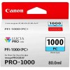 Canon PFI-1000 Γνήσιο Μελάνι Εκτυπωτή InkJet Photo Κυανό (0550C001)
