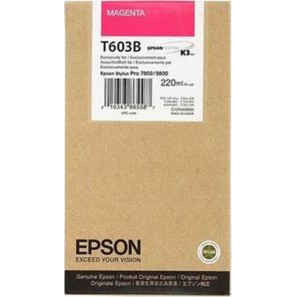 Epson T603B Γνήσιο Μελάνι Εκτυπωτή InkJet Ματζέντα (C13T603B00)