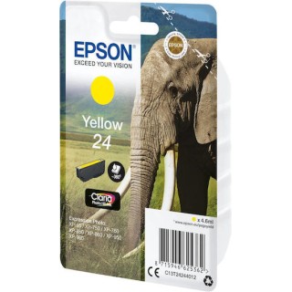 Epson 24 Γνήσιο Μελάνι Εκτυπωτή InkJet Κίτρινο (C13T24244010 C13T24244012)
