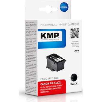 KMP C97 Συμβατό Μελάνι Εκτυπωτή InkJet Canon PG-545XL Μαύρο 1τμχ