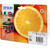 Epson 33XL Γνήσιο Πακέτο 5 Μελανιών Εκτυπωτή InkJet Photo Μαύρο / Κίτρινο / Κυανό / Ματζέντα / Μαύρο (C13T33574010 C13T33574011)