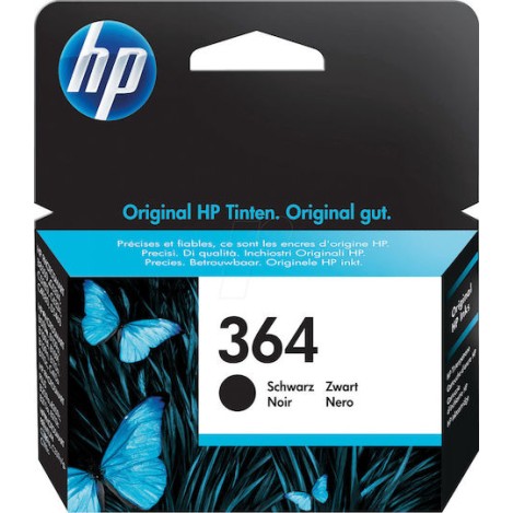 HP 364 Γνήσιο Μελάνι Εκτυπωτή InkJet Μαύρο (CB316EE)