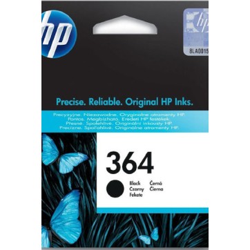 HP 364 Γνήσιο Μελάνι Εκτυπωτή InkJet Μαύρο (CB316EE)