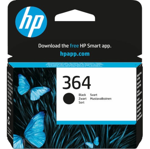 HP 364 Γνήσιο Μελάνι Εκτυπωτή InkJet Μαύρο (CB316EE)