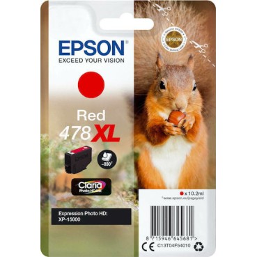Epson 478XL Γνήσιο Μελάνι Εκτυπωτή InkJet Κόκκινο (C13T04F54010)