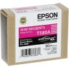 Epson T580A Γνήσιο Μελάνι Εκτυπωτή InkJet Vivid Ματζέντα (C13T580A00)