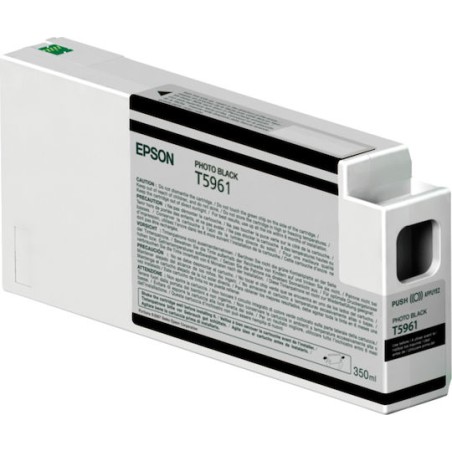 Epson T5961 Γνήσιο Μελάνι Εκτυπωτή InkJet Photo Μαύρο (C13T596100)