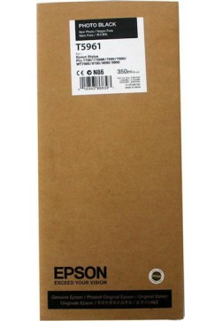 Epson T5961 Γνήσιο Μελάνι Εκτυπωτή InkJet Photo Μαύρο (C13T596100)