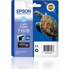 Epson T1575XL Γνήσιο Μελάνι Εκτυπωτή InkJet Ανοιχτό Κυανό (C13T157540)