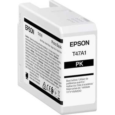 Epson T47A1 UltraChrome Pro 10 Γνήσιο Μελάνι Εκτυπωτή InkJet Photo Μαύρο (C13T47A100)