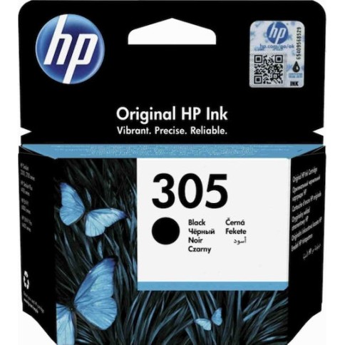 HP 305 Γνήσιο Μελάνι Εκτυπωτή InkJet Μαύρο (3YM61AE)